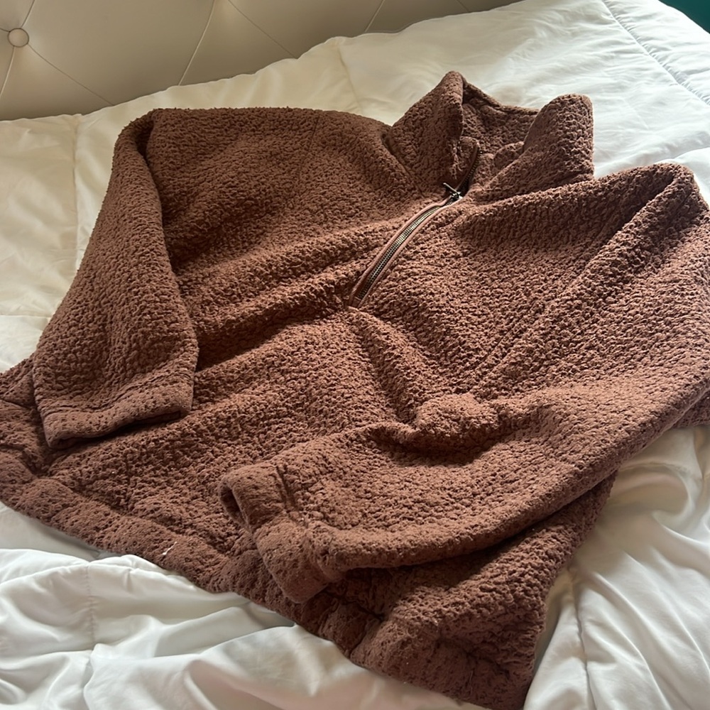 SOFT SHERPA | dusty brown fluffy sherpa